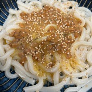 ふわふわ納豆つけ麺